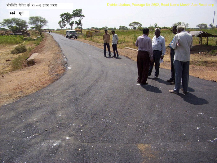 District-Jhabua, Package No-2602, Road Name-Morziri App Road